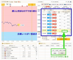 外為OP取引画面